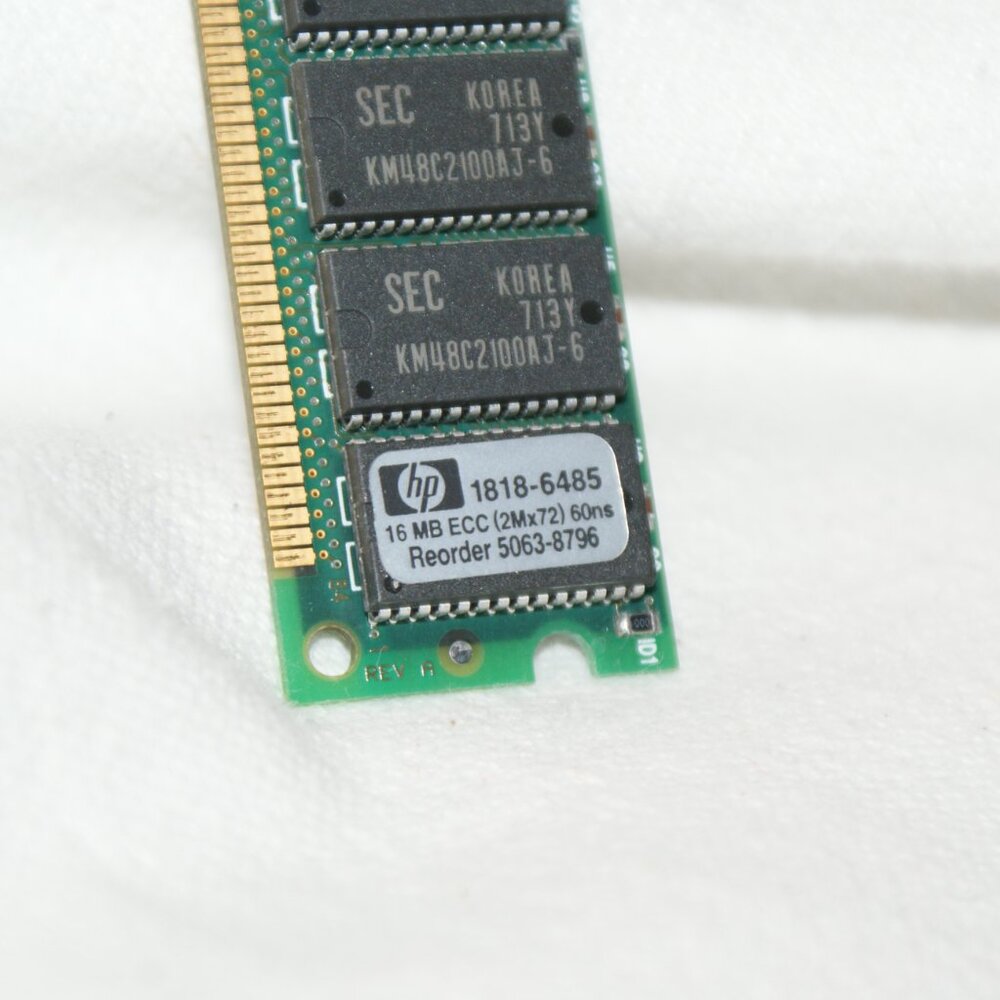 LAST CHANCE! HP 1818-6485 16MB ECC DIMM memory module 2Mx72 configuration & 60ns